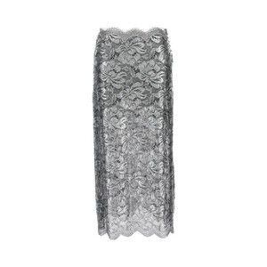 Rabanne Lacquered Transparent Lace Maxi Skirt - NWT